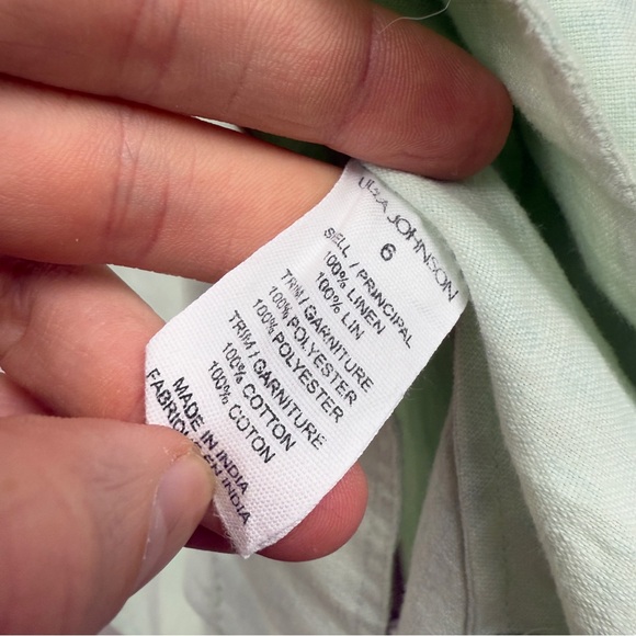 Ulla Johnson 2022 Fiona Linen Collar Cottage Handkerchief Dress - Picture 10 of 11